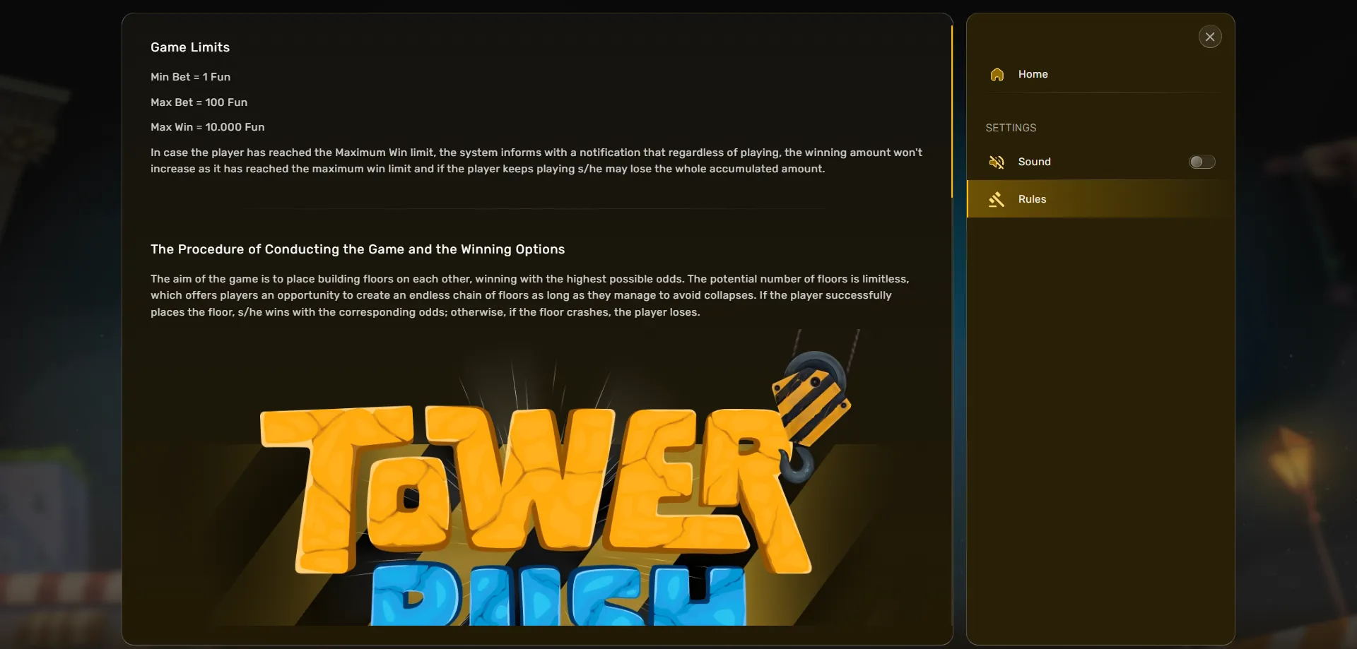 Similar crash and tower games available at Tower Rush casino partners